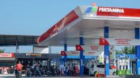 Banyumas,,Indonesia,-,July,13,,2021:,Pertamina,Refueling,Station,Building,